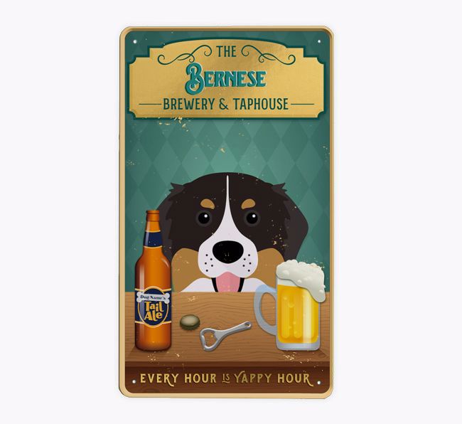 Brewery Tap House: Personalised {breedFullName} Metal Sign